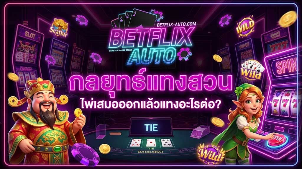 กลยุทธ์แทงสวน เทคนิคง่ายๆ พร้อมเล่นได้เงินจริง