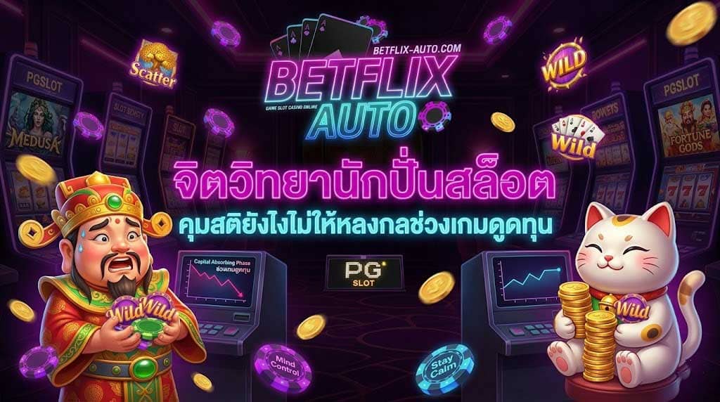 จิตวิทยานักปั่นสล็อต คุมสติยังไงไม่ให้หลงกลช่วงเกมดูดทุน BETFLIX