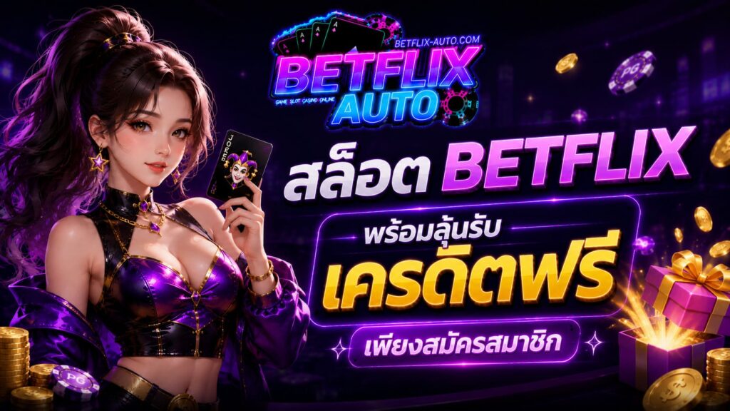 สล็อต BETFLIX พร้อมลุ้นรับเครดิตฟรีเพียงสมัครสมาชิก